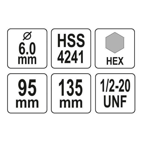 YATO YT-43992 Körkivágó központosító 10 mm 1/2" HEX