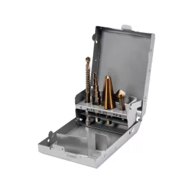   YATO YT-44705 Lépcsős fúró multi készlet 4 részes bit befogású