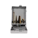 YATO YT-44705 Lépcsős fúró multi készlet 4 részes bit befogású