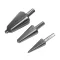 YATO YT-44730 Lépcsős fúró készlet 3 részes inox