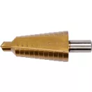 YATO YT-44746 Lépcsős fúró 10-30 mm 12 lépcsős HSS titán-nitrid
