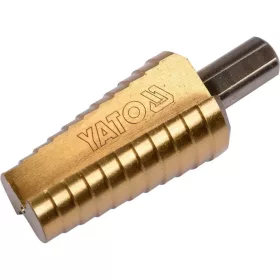   YATO YT-44747 Lépcsős fúró 20-30 mm 11 lépcsős HSS titán-nitrid