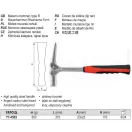 YATO YT-4563 Kőműves kalapács 600 g fémnyél