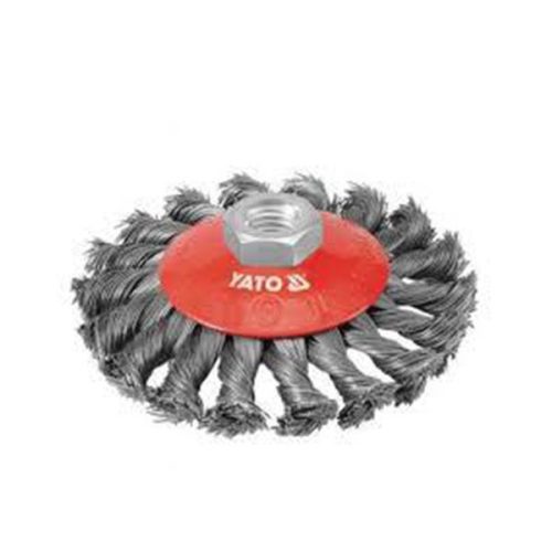 YATO YT-4763 Döntött sodrott körkefe M14 100 mm acél