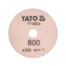 YATO YT-48204 Tépőzáras gyémánt csiszoló és polírozókorong 100 mm / P800 vizes/száraz