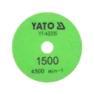 YATO YT-48205 Tépőzáras gyémánt csiszoló és polírozókorong 100 mm / P1500 vizes/száraz