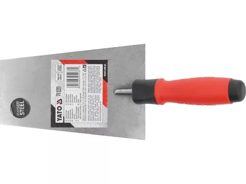 YATO YT-5237 Kőműves kanál 180 mennyezeti inox lágy fogantyús