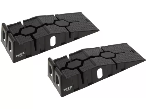 YATO YT-55672 Autórámpa készlet PP műanyag teherbírás 2 x 1,5T (3T) fekete 2 db/csomag