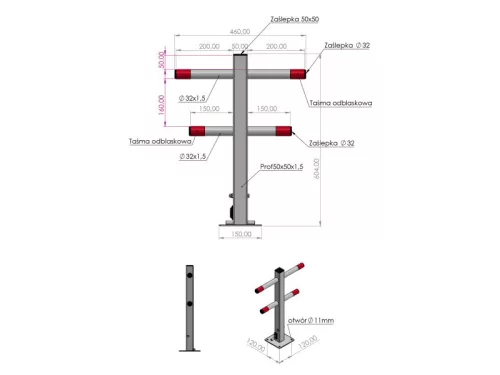 YATO YT-55744 Parkolásgátló zárral