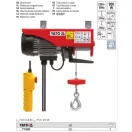 YATO YT-5904 Elektromos csörlő 500 kg 900 W