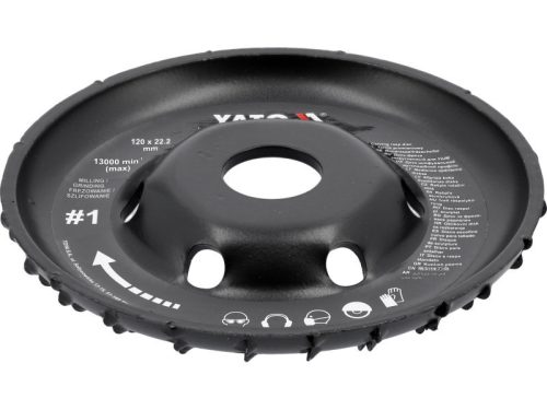 YATO YT-59155 Ráspolykorong durva #1 125 x 22,2 mm