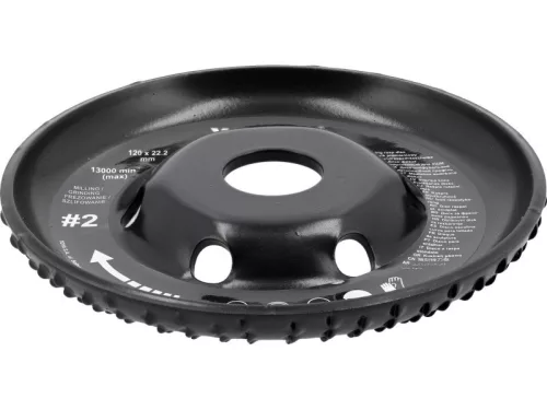 YATO YT-59156 Ráspolykorong közepes #2 125 x 22,2 mm