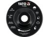 YATO YT-59158 Ráspolykorong sarokcsiszolóra fához 125 mm átmérő fogazott része lapos, egyenes, finom fogazással