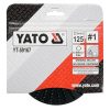 YATO YT-59167 Ráspolykorong durva #1 125 x 22,2 mm