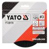 YATO YT-59170 Ráspolykorong finom #3 125 x 22,2 mm