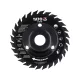 YATO YT-59190 Ráspoly és fűrészkorong sarokcsiszolóra fához 125 mm átmérő