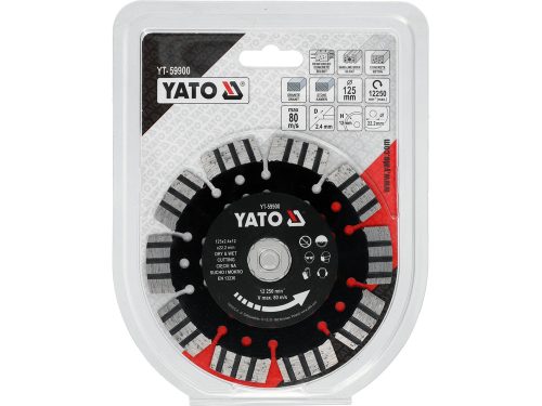 YATO YT-59900 Gyémánt vágókorong vasbetonhoz szegmentált 125 mm