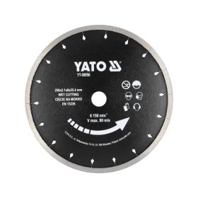   YATO YT-59956 Kerámiához és kemény csempéhez nedves vágókorong 250 x 25,4 x 2,1 mm 6150 Rpm