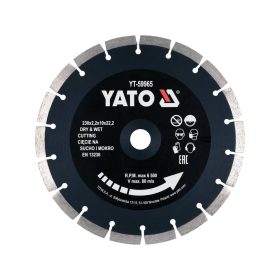   YATO YT-59965 Gyémánt vágókorong 230 x 2,2 x 10 x 22,2 mm szegmentált