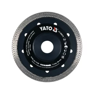   YATO YT-59972 Gyémánt vágókorong 125 x 1,6 x 10 x 22,2 mm folytonos
