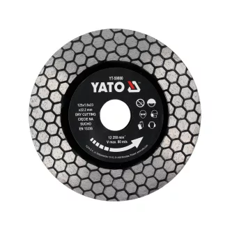   YATO YT-59980 Gyémánt vágó és csiszolókorong vágógépre porceláncsempékhez és gránitlapokhoz 125 mm