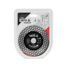 YATO YT-59980 Gyémánt vágó és csiszolókorong vágógépre porceláncsempékhez és gránitlapokhoz 125 mm