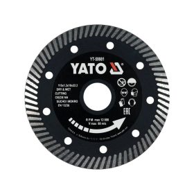   YATO YT-59981 Gyémánt vágókorong 115 x 1,3 x 10 x 22,2 mm turbó