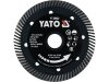 YATO YT-59982 Gyémánt vágókorong 125 x 1,3 x 10 x 22,2 mm turbó
