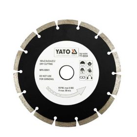   YATO YT-6004 Gyémánt vágókorong 180 x 2,5 x 8,0 x 22,2 mm szegmentált