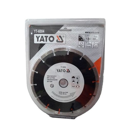 YATO YT-6004 Gyémánt vágókorong 180 x 2,5 x 8,0 x 22,2 mm szegmentált