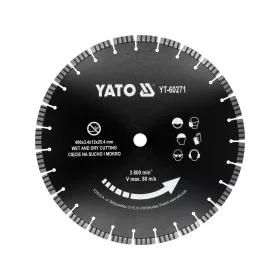   YATO YT-60271 Gyémánt vágótárcsa járdalapokhoz és betonhoz vágógépre 400 x 25,4 mm