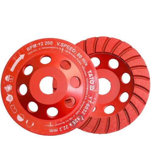 YATO YT-6030 Gyémánt fazékkorong 125 x 22,2 mm