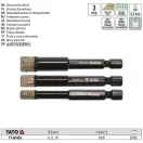 YATO YT-60409 Gyémánt körkivágó készlet 3 részes 6, 8, 10 mm vizes/száraz bitbefogású