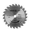 YATO YT-60634 Fűrésztárcsa fához 190 x 20 x 1,5 mm / 24T