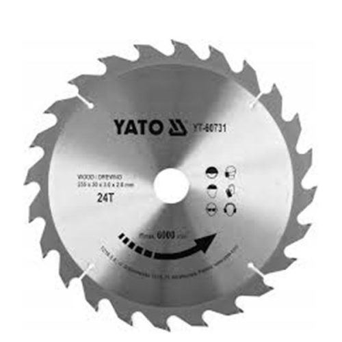 YATO YT-60731 Fűrésztárcsa fához 255 x 30 x 2,0 mm / 24T