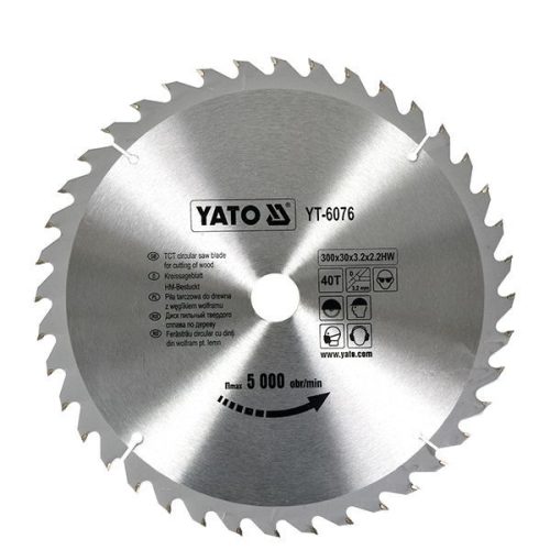 YATO YT-6076 Fűrésztárcsa fához 300 x 30 x 2,0 mm / 40T
