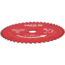 YATO YT-608771 Keményfémlapkás (TCT) fűrészlap laminált anyaghoz, PTFE-bevonattal, 165×20 mm, 48 fogas