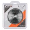 YATO YT-60905 Fűrésztárcsa alumíniumhoz 160 x 20 x 1,5 mm / 52T