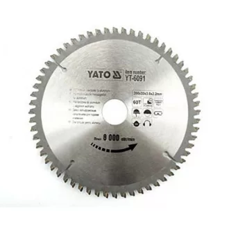   YATO YT-6091 Fűrésztárcsa alumíniumhoz 200 x 30 x 1,5 mm / 60T