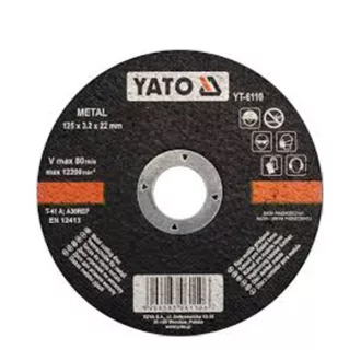 YATO YT-6110 Vágókorong fémre 125 x 3,2 x 22 mm