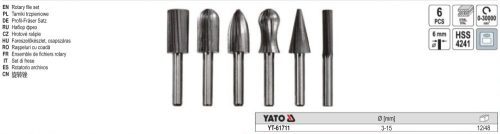 YATO YT-61729 Turbómaró készlet 6 részes fémhez és alumíniumhoz