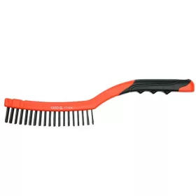 YATO YT-6330 Drótkefe 3 soros hajlított műanyag nyéllel