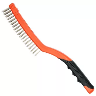 YATO YT-6335 Drótkefe inox 3 soros 340 mm