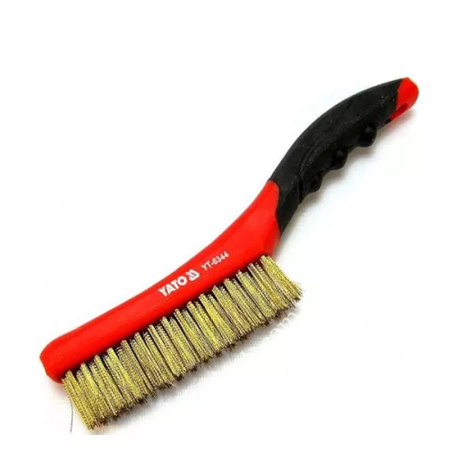 YATO YT-6344 Drótkefe réz 4 soros 260 mm
