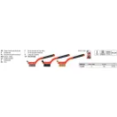 YATO YT-6351 Drótkefe készlet 3 részes 180 mm műanyag nyéllel