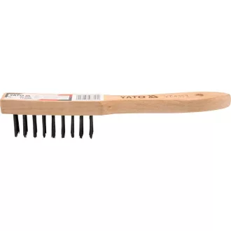 YATO YT-6359 Drótkefe 5 soros fa nyéllel