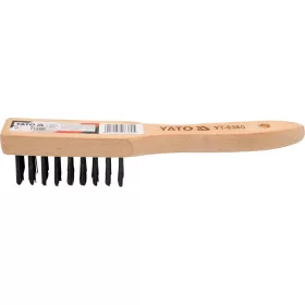 YATO YT-6360 Drótkefe 6 soros fa nyéllel