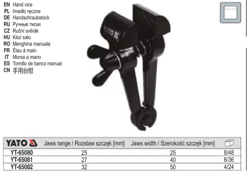YATO YT-65081 Kézi satu 40 mm