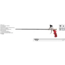 YATO YT-67460 Purhab pisztoly hosszú szárral 500 mm