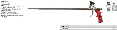 YATO YT-67460 Purhab pisztoly hosszú szárral 500 mm